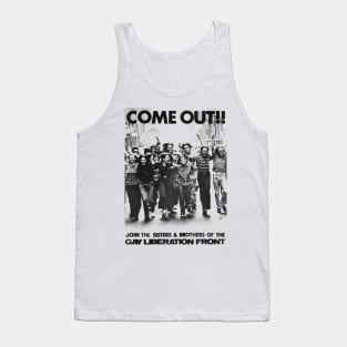 Come Out! Retro Gay Tank Top